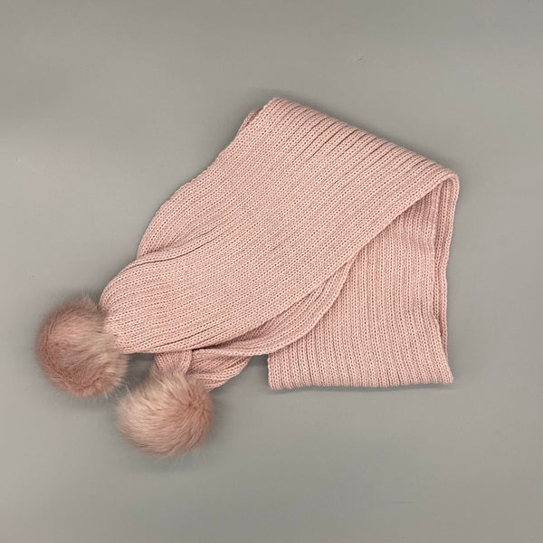 Kinder Pompom Scarfs