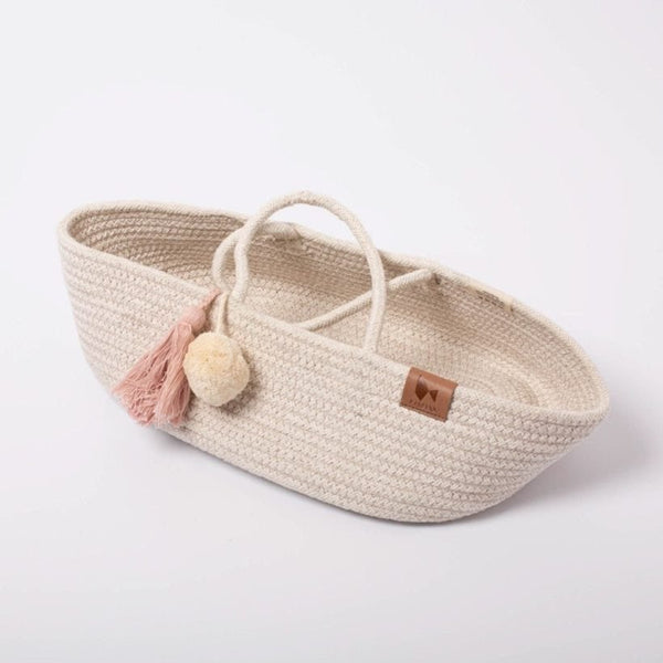 Rope Doll Basket Mauve
