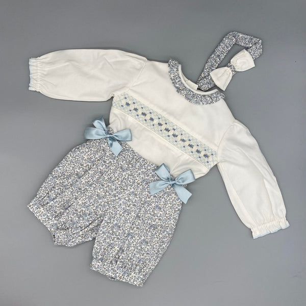 Pretty Originals Girls Smocked Short Set