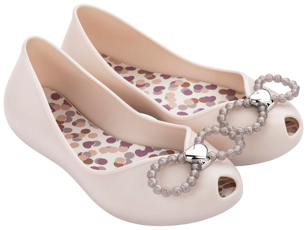 Kids Princess Bow Pearl Shoes