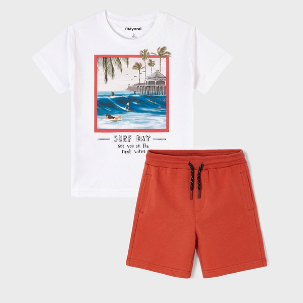 Mayoral Boys Surf Day Shorts Set