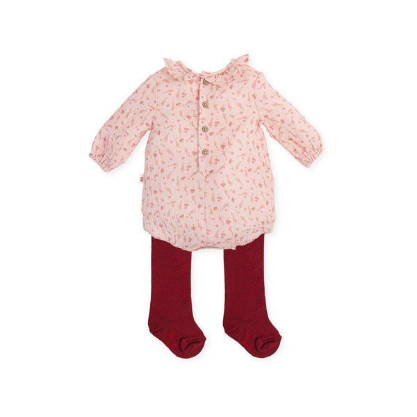 Tutto Piccolo Romper with Matching Tights