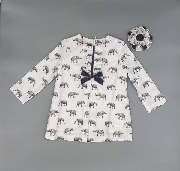 Babine A-Line Elephant Dress & Clip