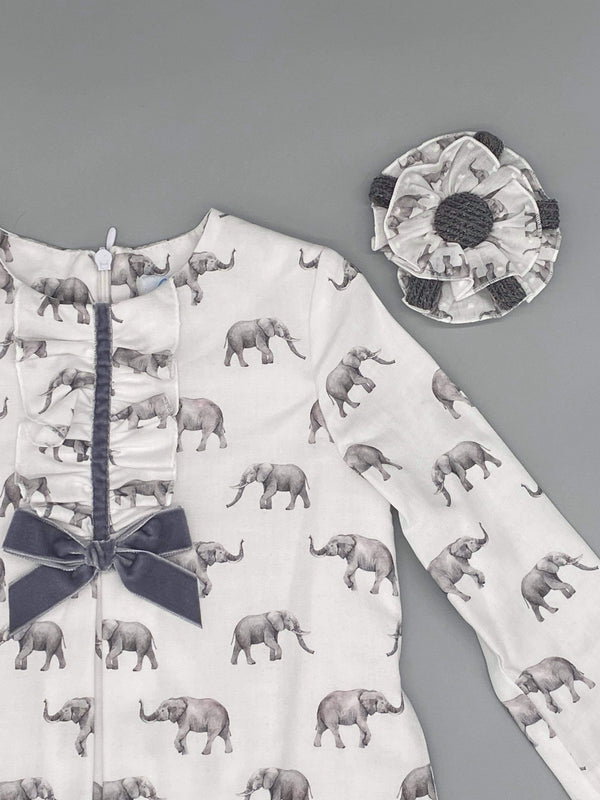 Babine A-Line Elephant Dress & Clip