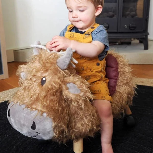 Hubert Highland Cow Ride On