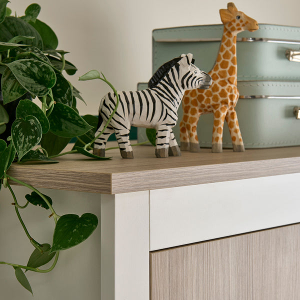 Ada 3 Piece Nursery Furniture Set - White & Ash