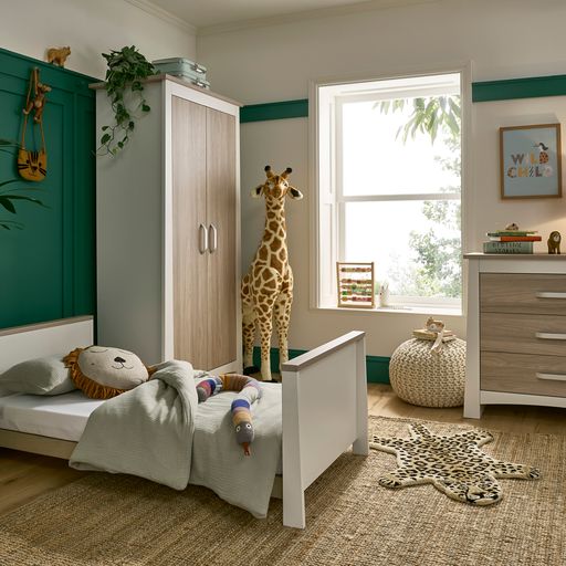 Ada 3 Piece Nursery Furniture Set - White & Ash