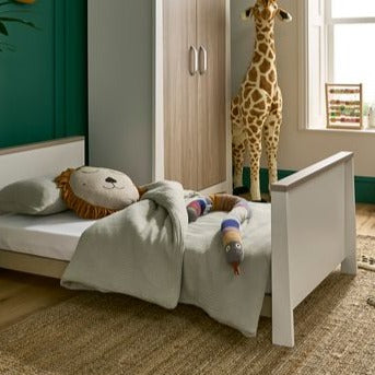 Ada Cot Bed - White & Ash