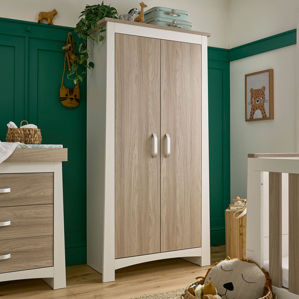 Ada 3 Piece Nursery Furniture Set - White & Ash