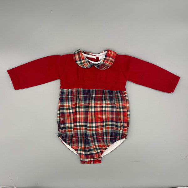 Pex Robin Tartan Romper