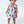 Turquoise Fruit Dress With Cardigan