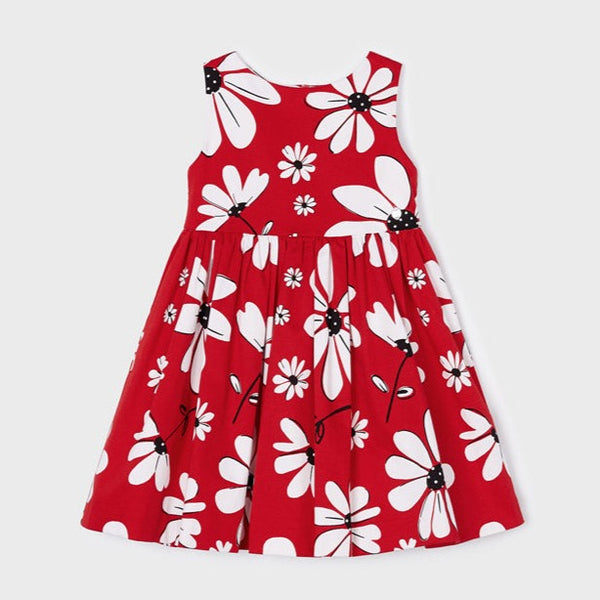 Mayoral Print Cut Out Dress