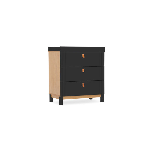 Rafi 3 Piece Nursery Furniture Set - Oak & Black