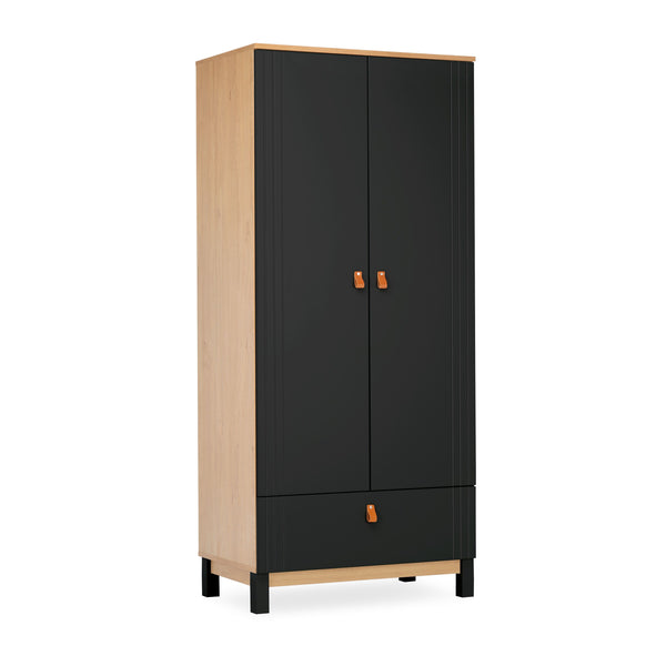 Rafi 3 Piece Nursery Furniture Set - Oak & Black